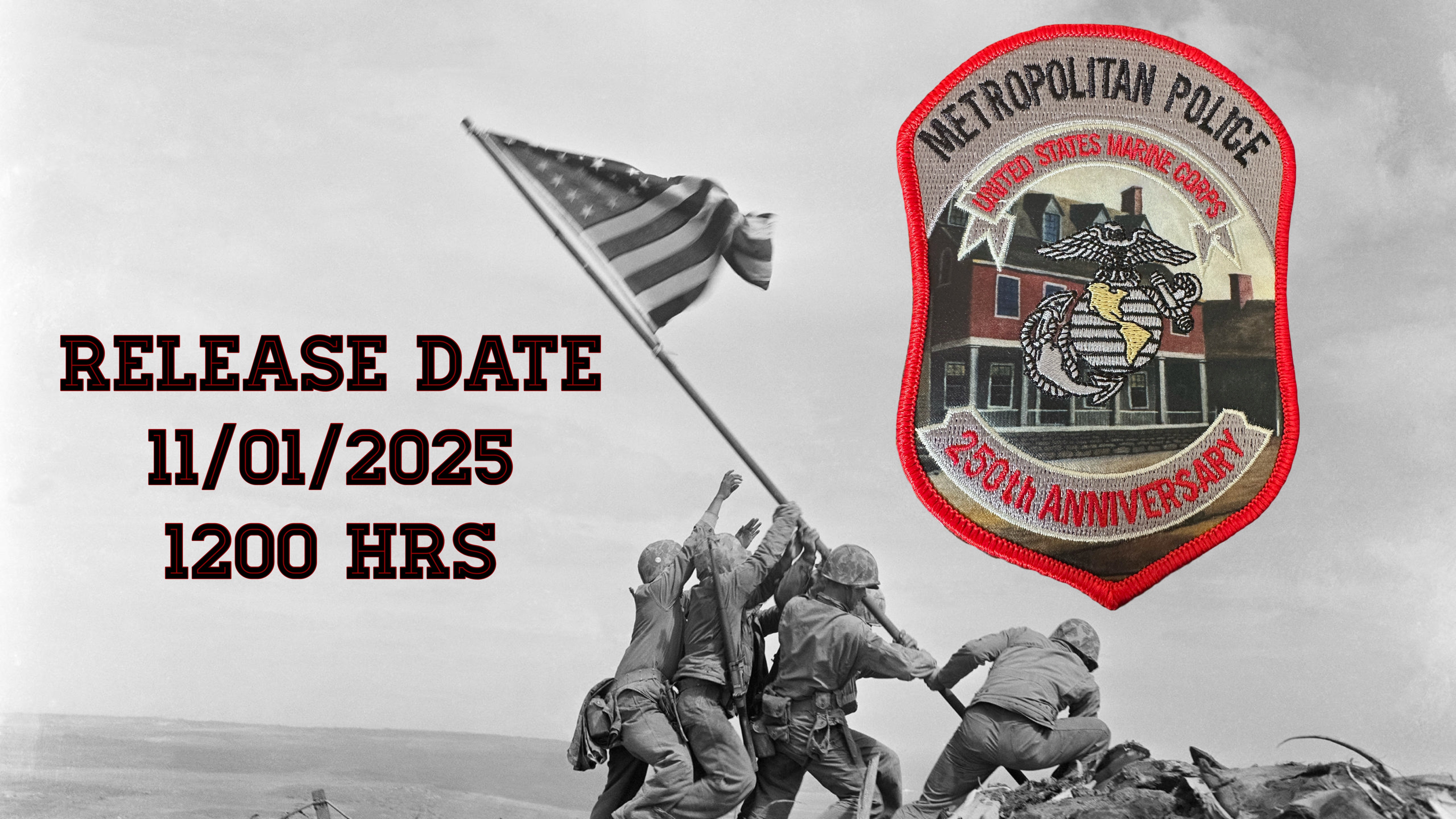 MPDC USMC 250th Birthday Patch