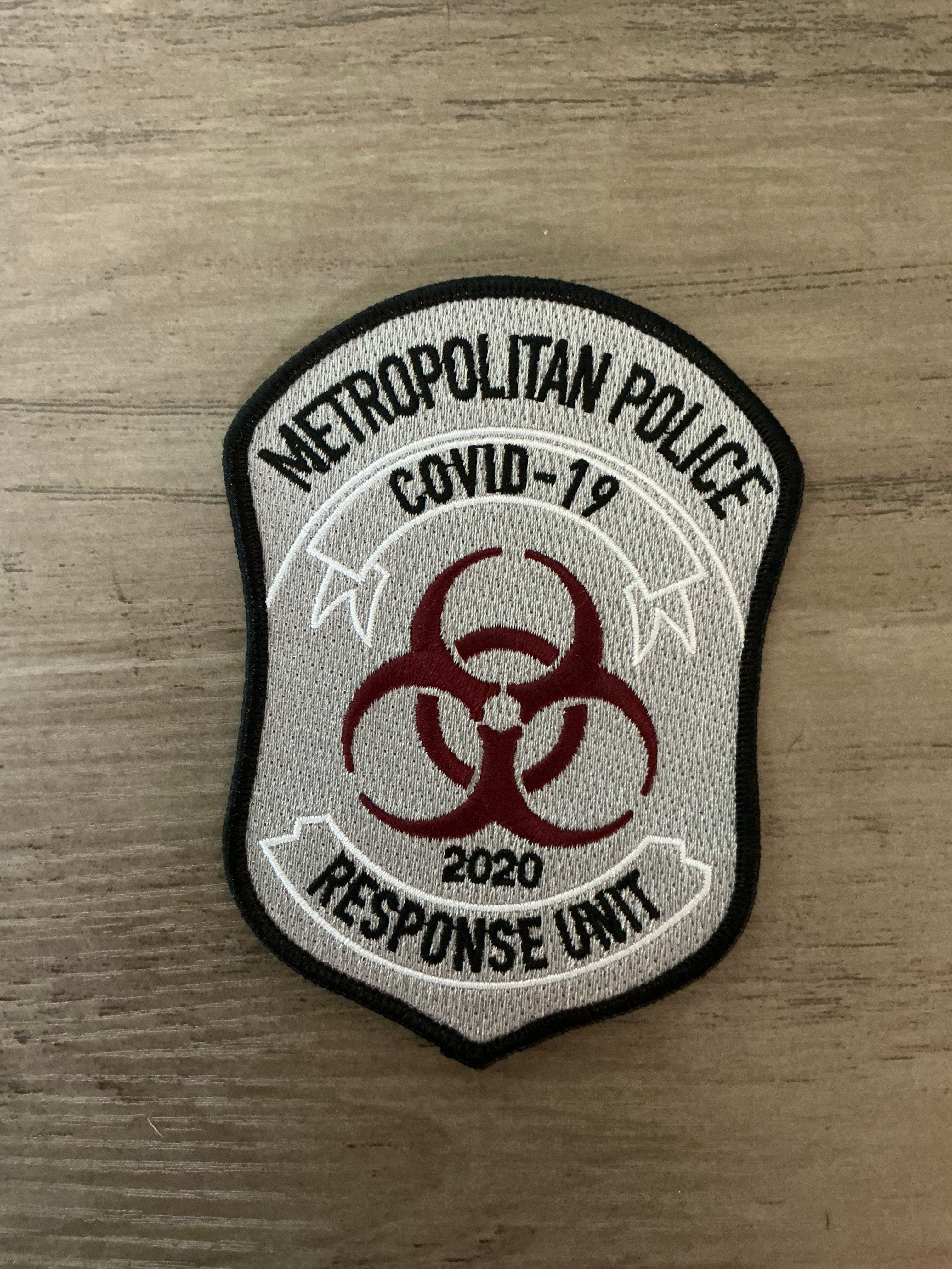 MPDC Covid Response Patch in Grey