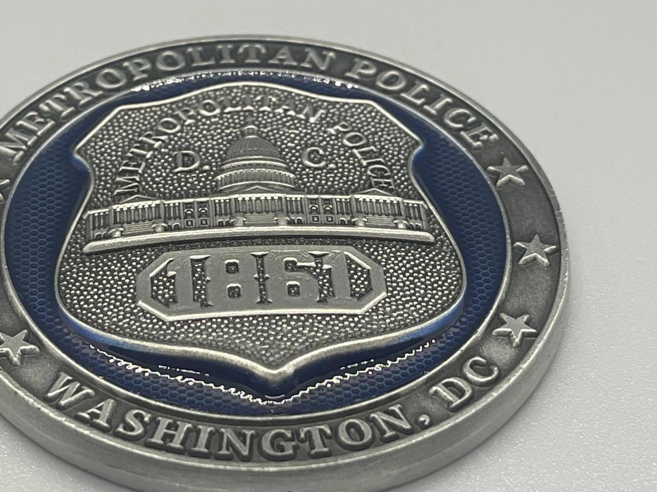 MPDC Police Officer challenge Coin – Copper Gear Challenge Coins