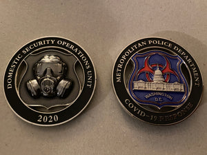 MPDC Covid Response Team Coin